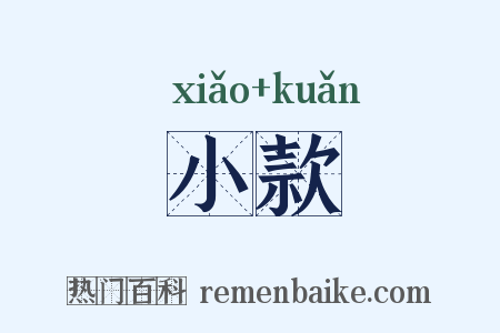 小款是什么意思的图片